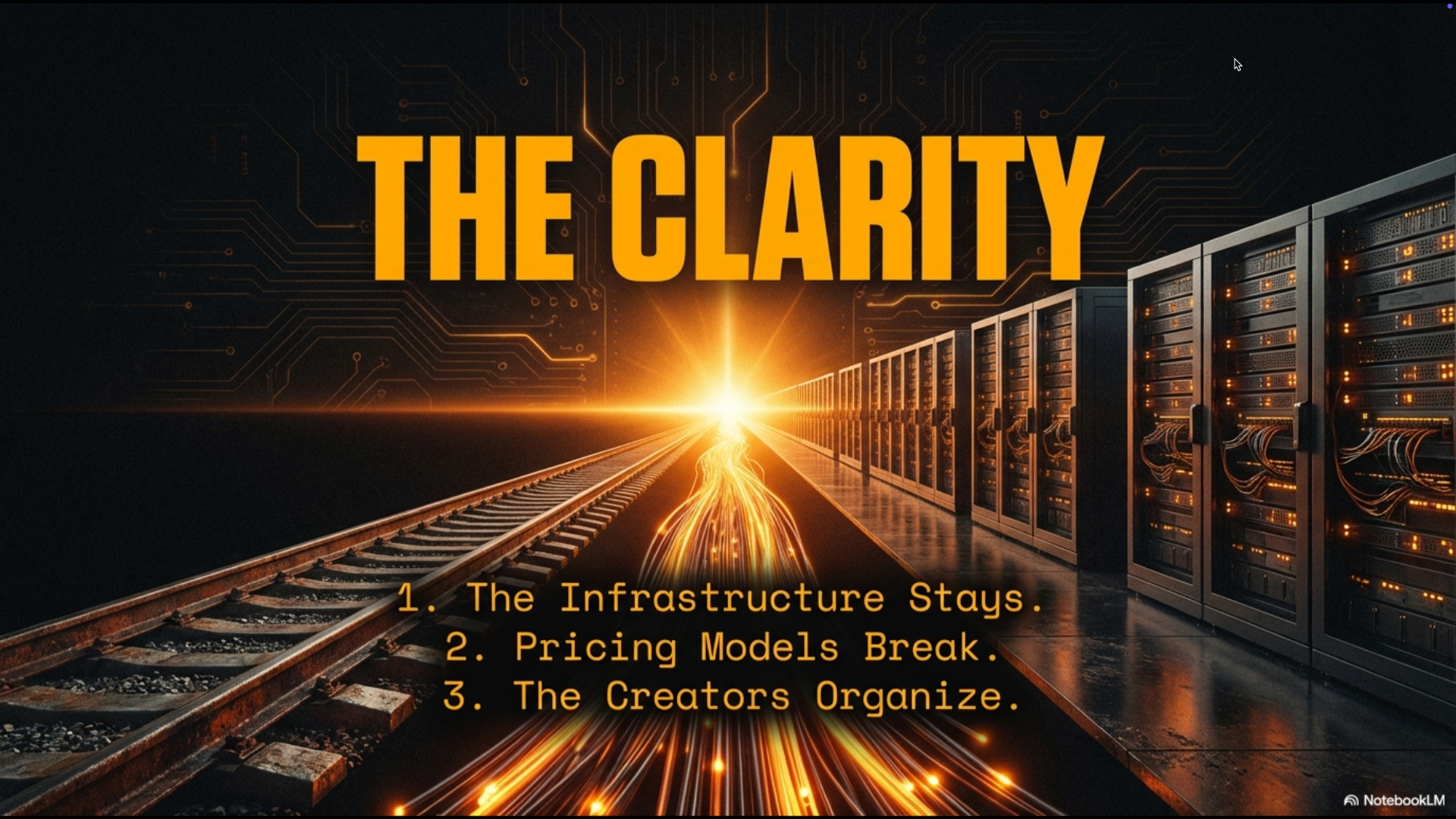 The Clarity: Infrastructure and the future